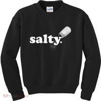 Salty Ironic Sarcastic Cool Funny Gamer Chef Trendy Kids Sweatshirt thumb 0