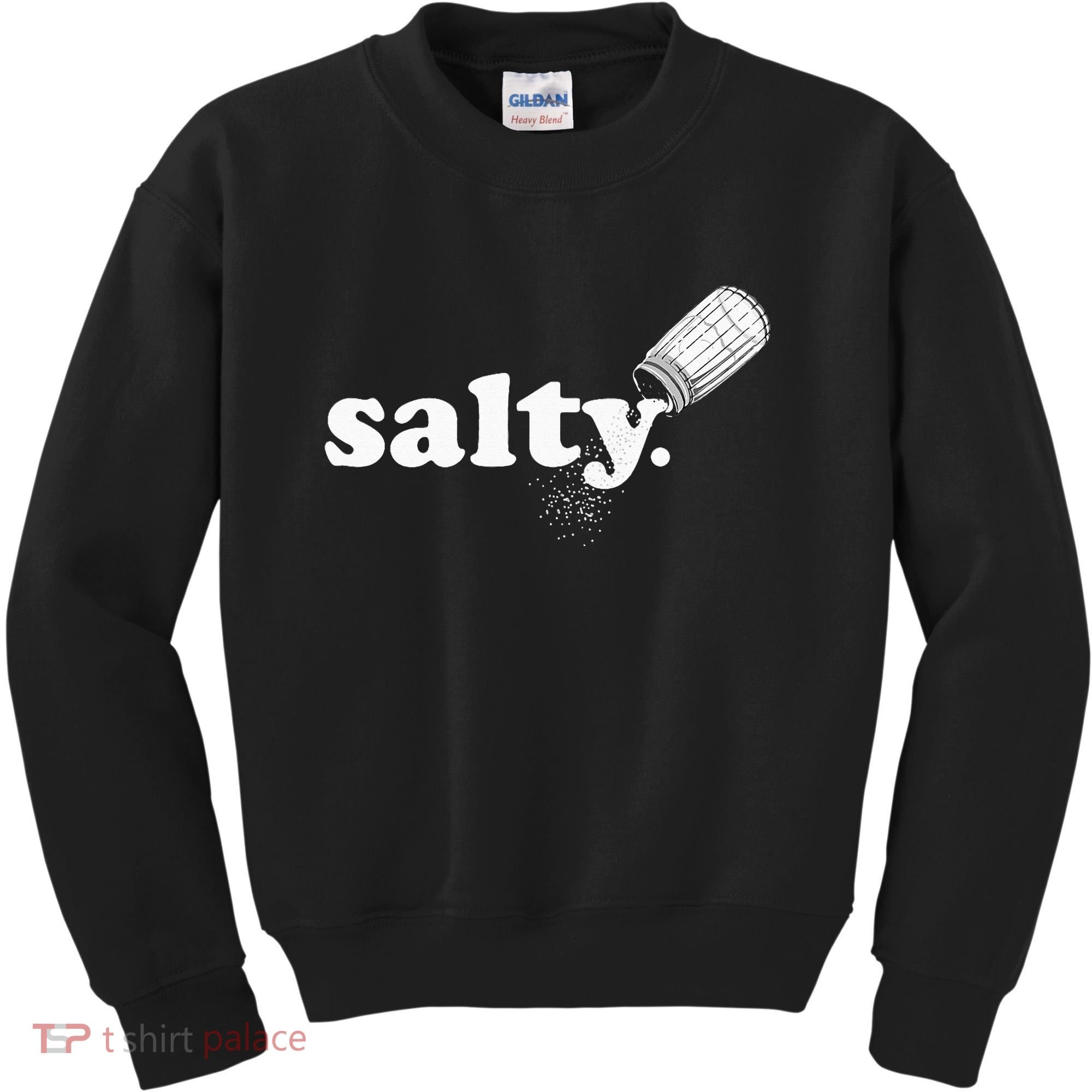 Salty Ironic Sarcastic Cool Funny Gamer Chef Trendy Kids Sweatshirt