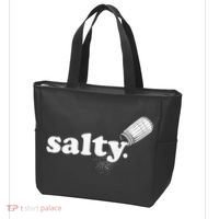 Salty Ironic Sarcastic Cool Funny Gamer Chef Trendy Tote Bag thumb 3