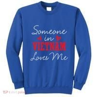 Someone In Switzerland Loves Me Relationship Couple Great Gift Sweatshirt thumb 0