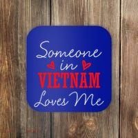 Someone In Switzerland Loves Me Relationship Couple Great Gift Coaster thumb 0