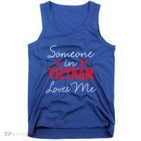 Someone In Switzerland Loves Me Relationship Couple Great Gift Tank Top thumb 0