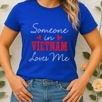 Someone In Switzerland Loves Me Relationship Couple Great Gift Women's T-Shirt thumb 2