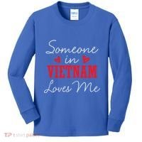 Someone In Switzerland Loves Me Relationship Couple Great Gift Kids Long Sleeve Shirt thumb 0