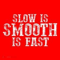 Slow Is Smooth Is Faster Precise Deliberate Controlled Santa Hat thumb 1