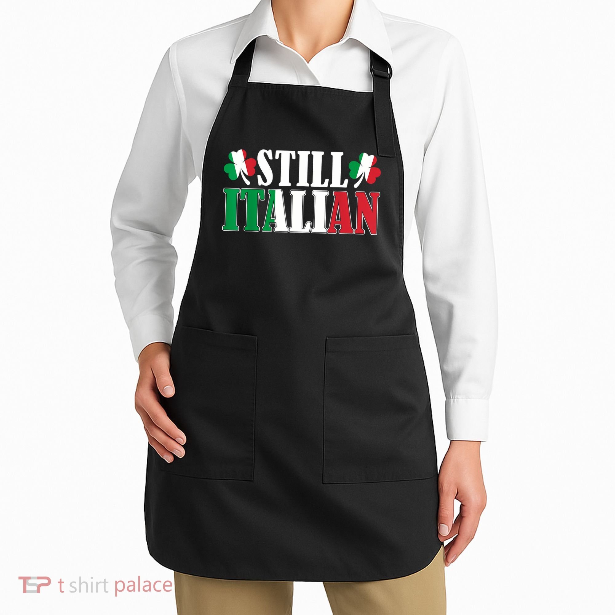 Still Italian Shamrocks St PatrickS Day Apron