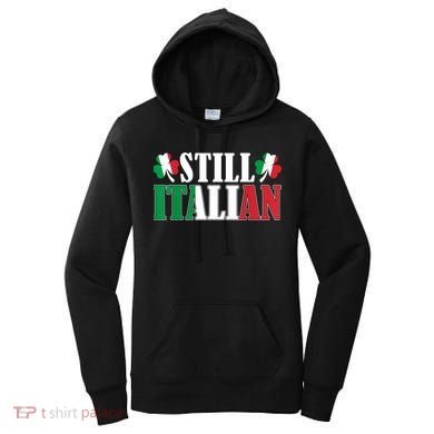 Still Italian Shamrocks St PatrickS Day Women's Hoodie