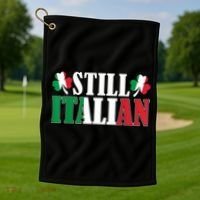 Still Italian Shamrocks St PatrickS Day Golf Towel thumb 1