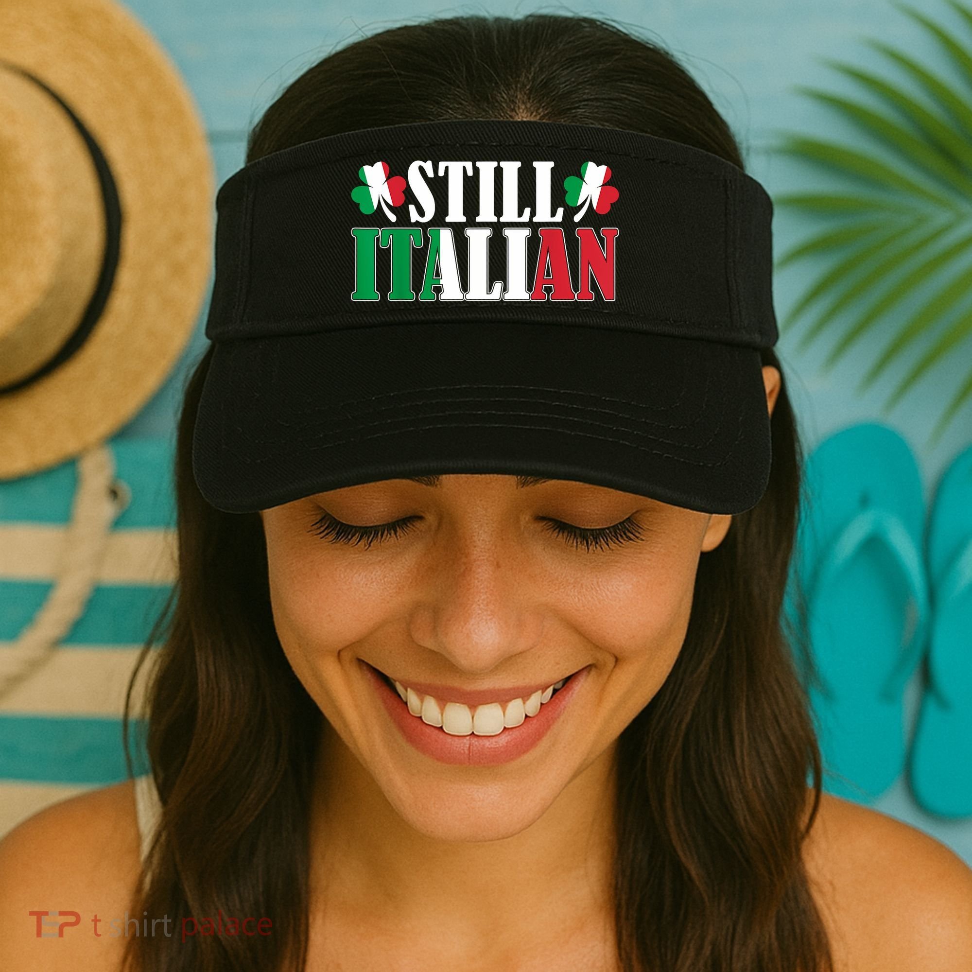 Still Italian Shamrocks St PatrickS Day Visor