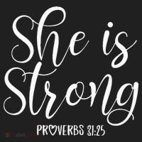She Is Strong Proverbs 31 25 Gifts Christian Scripture Women's Sweatshirt thumb 2