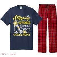 Stepping Into September Birthday With Gods Grace And Mercy Pajama Set thumb 0