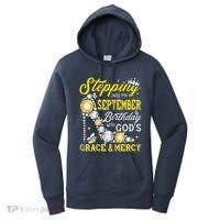 Stepping Into September Birthday With Gods Grace And Mercy Women's Hoodie thumb 0