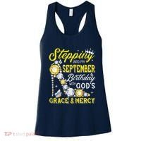 Stepping Into September Birthday With Gods Grace And Mercy Women's Tank Top thumb 0
