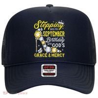 Stepping Into September Birthday With Gods Grace And Mercy Hat thumb 0