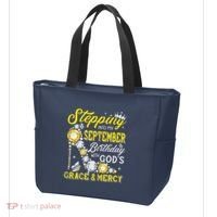 Stepping Into September Birthday With Gods Grace And Mercy Tote Bag thumb 3