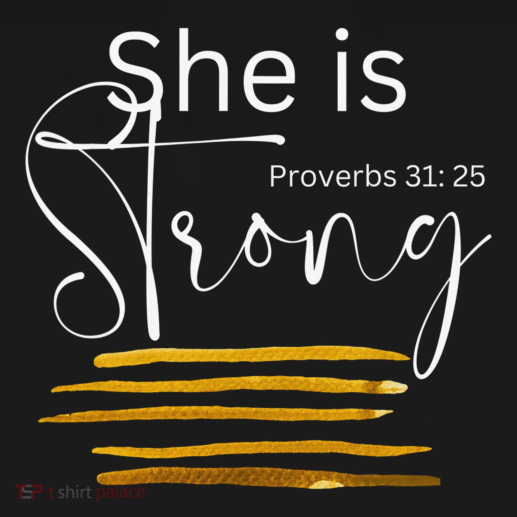 She Is Strong Proverbs 3125 Bible Verse Slogan Western Cross Kids T-Shirt