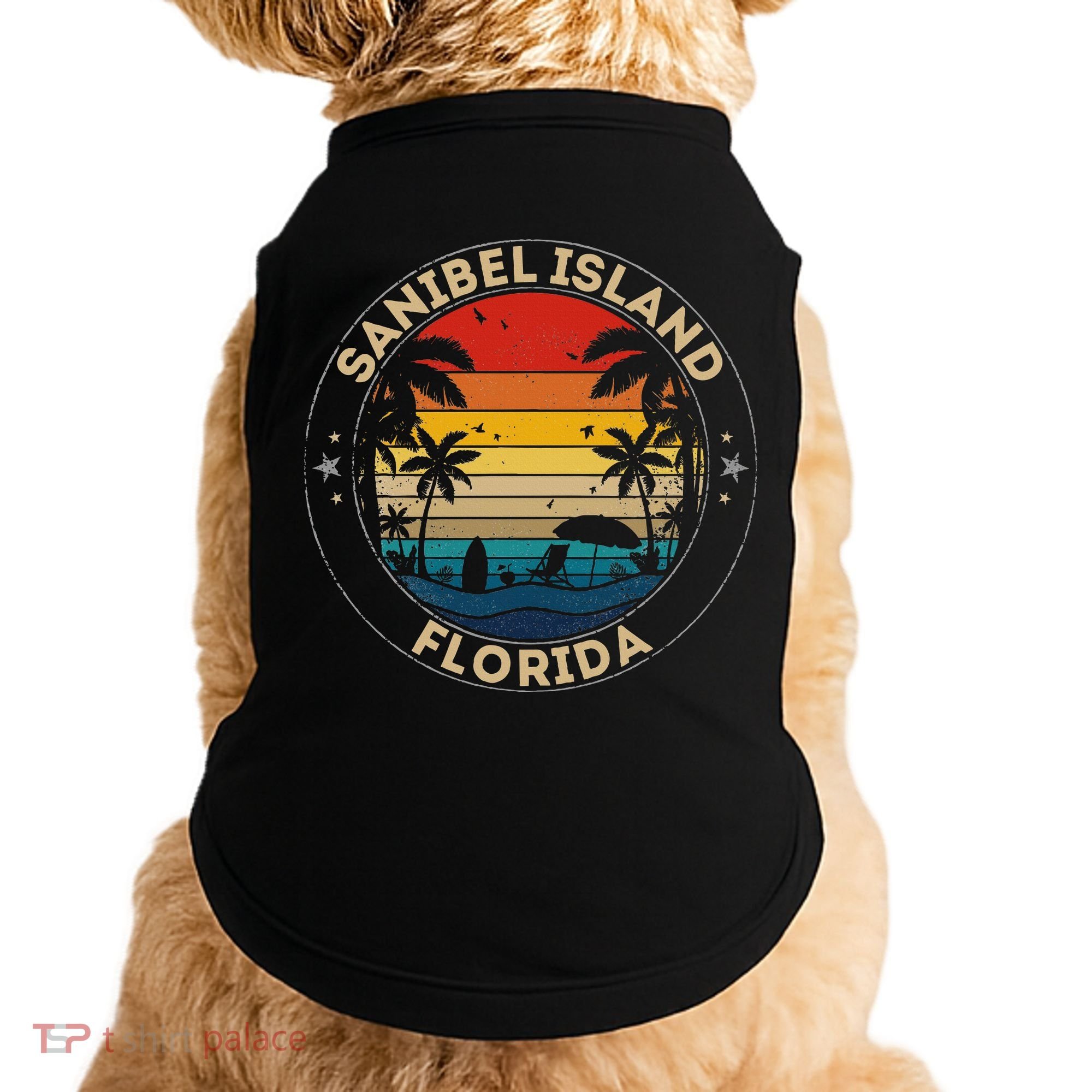 Sanibel Island Souvenir Florida Reminder Doggie Tank