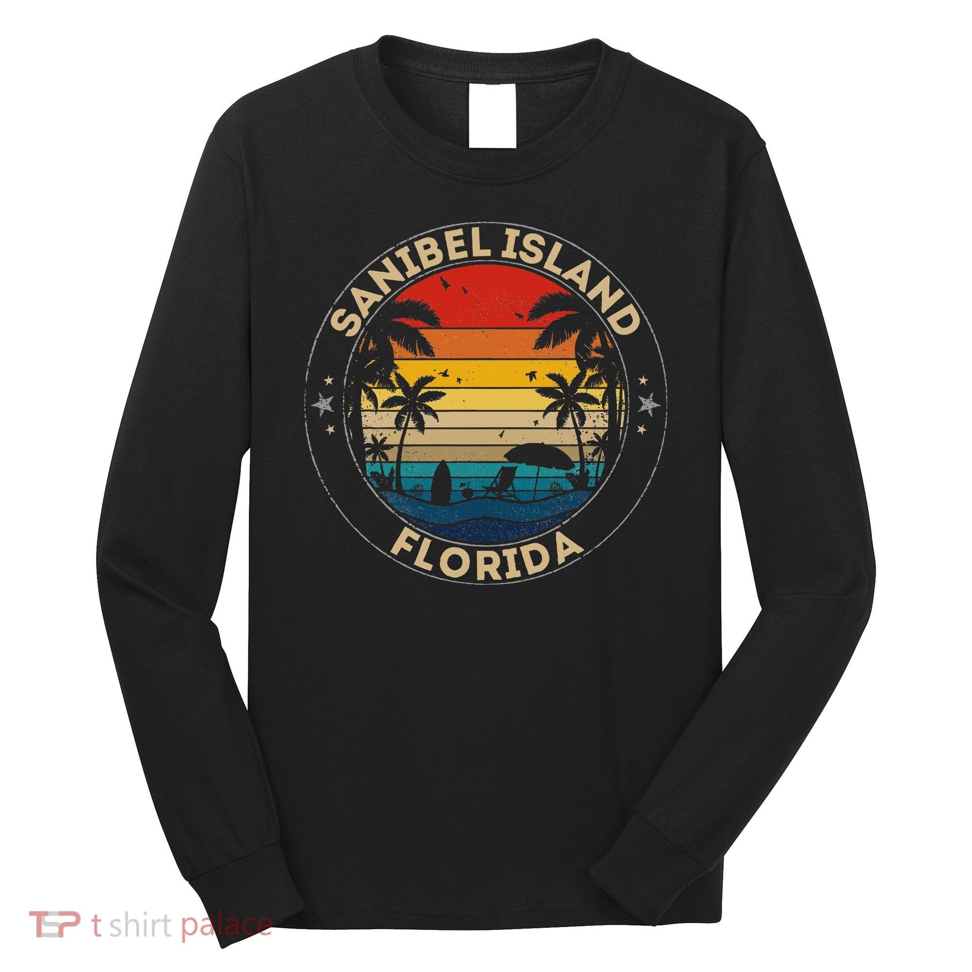 Sanibel Island Souvenir Florida Reminder Long Sleeve Shirt