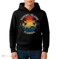 Sanibel Island Souvenir Florida Reminder Kids Hoodie thumb 4