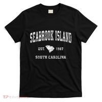 Seabrook Island South Carolina Sc Vintage Athletic Sports T-Shirt thumb 0