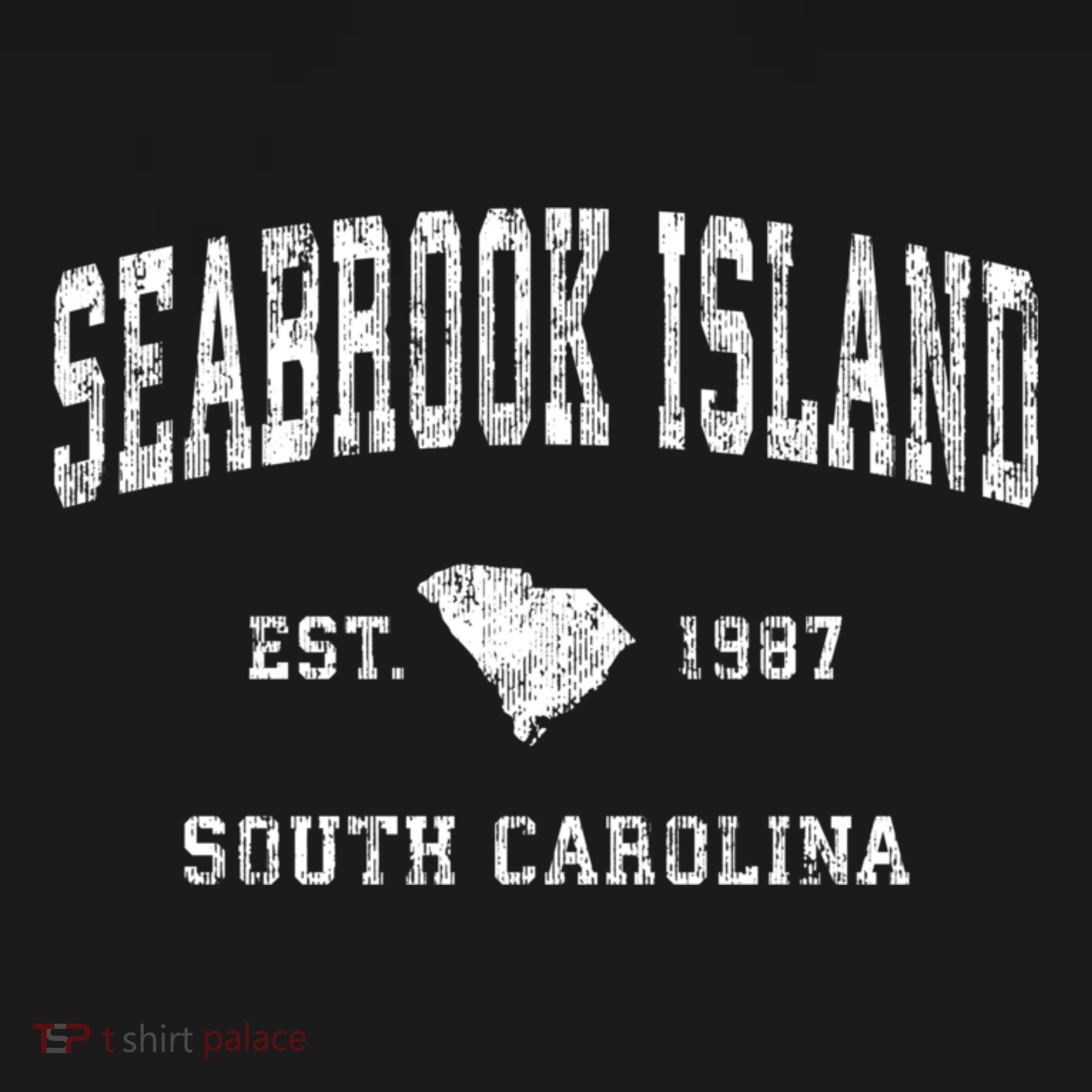 Seabrook Island South Carolina Sc Vintage Athletic Sports T-Shirt