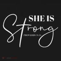 She Is Strong Christian Women Athlete Gym Workout Sweatshirt thumb 3