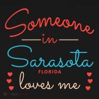 Someone In Sarasota Florida Loves Me Gift Women's Hoodie thumb 2