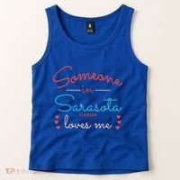 Someone In Sarasota Florida Loves Me Gift Tank Top thumb 2