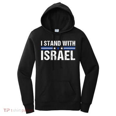 Support I Stand With Israel Women's Hoodie