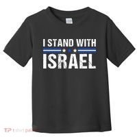 Support I Stand With Israel Toddler T-Shirt thumb 0