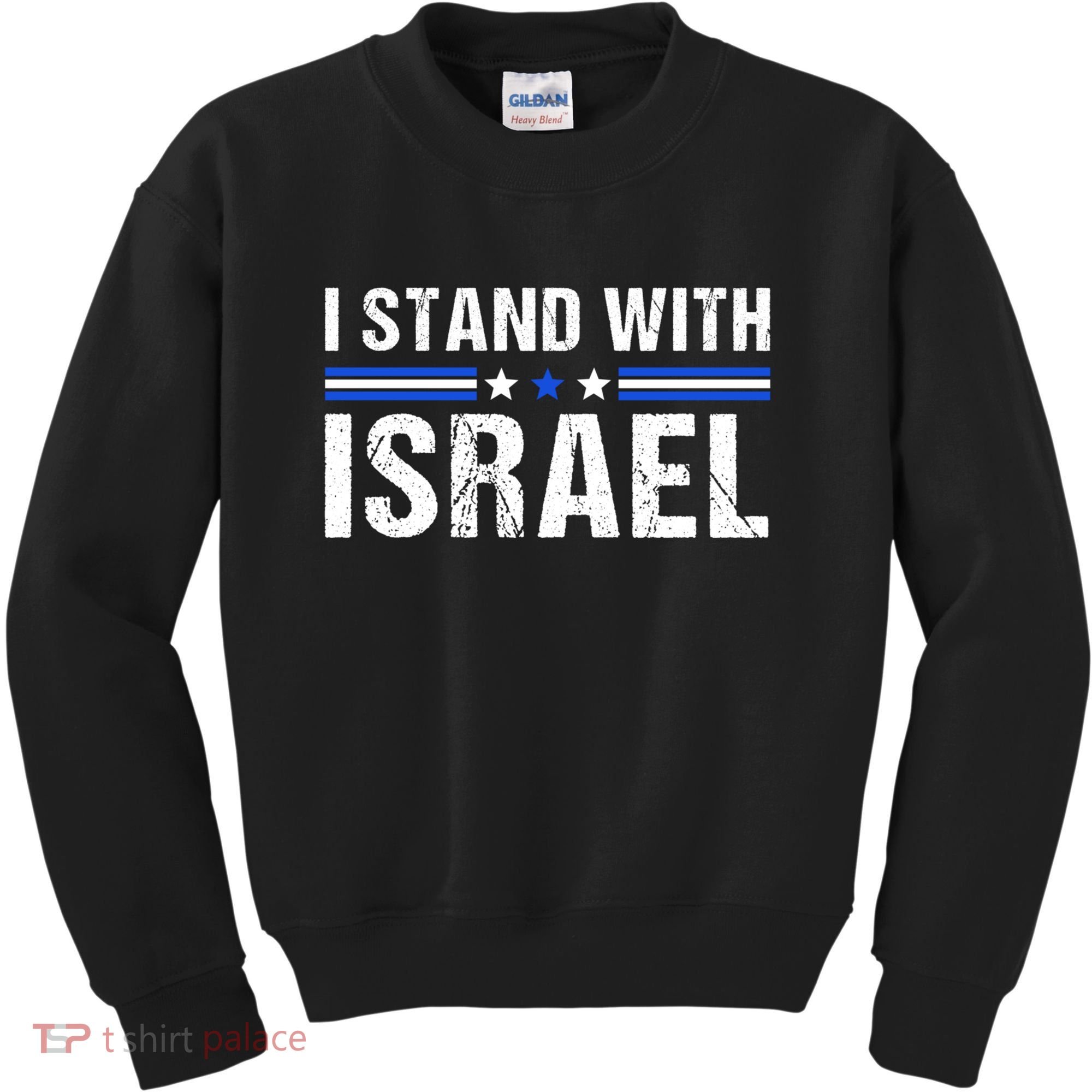 Support I Stand With Israel Kids Sweatshirt