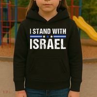 Support I Stand With Israel Kids Hoodie thumb 3