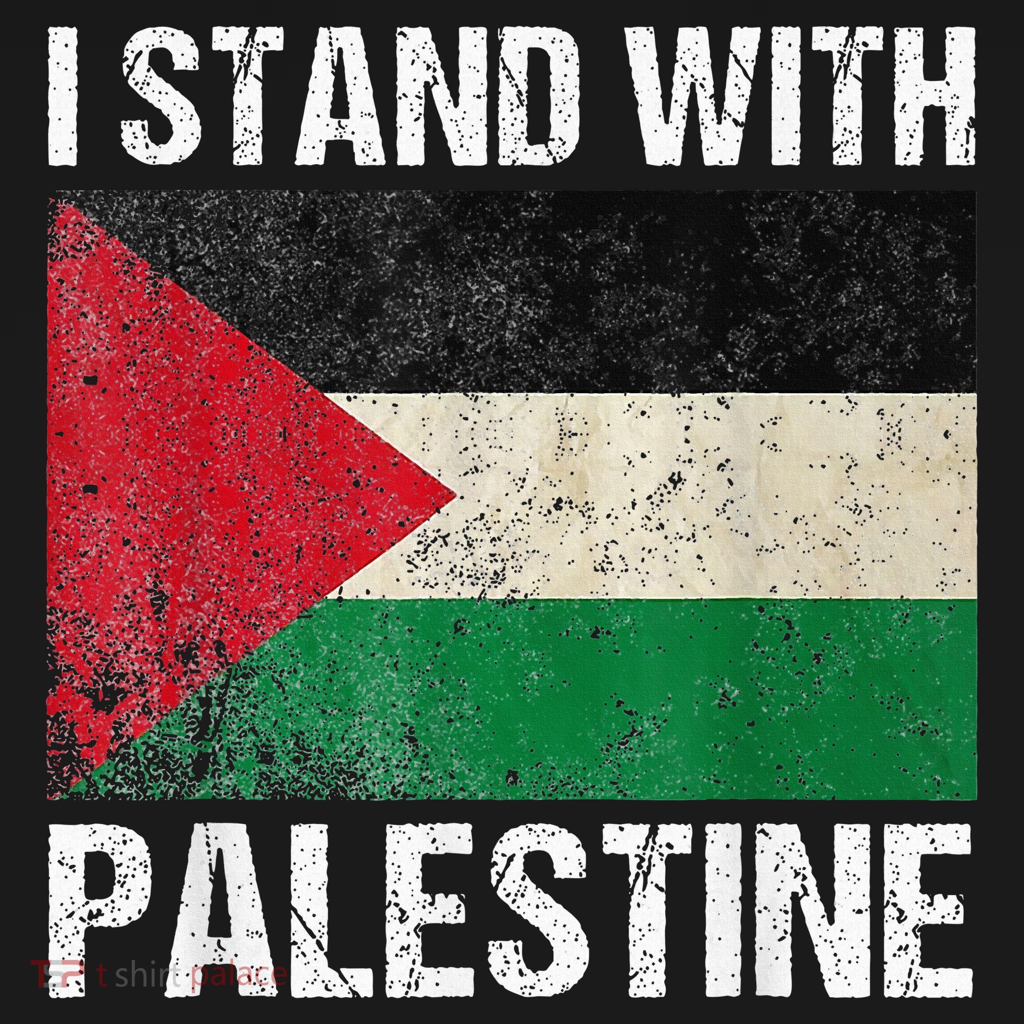 Support I stand with Palestine Free Palestine Flag Arabic Apron