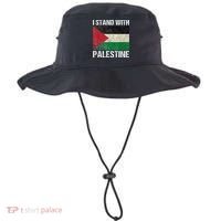 Support I stand with Palestine Free Palestine Flag Arabic Bucket Hat thumb 0