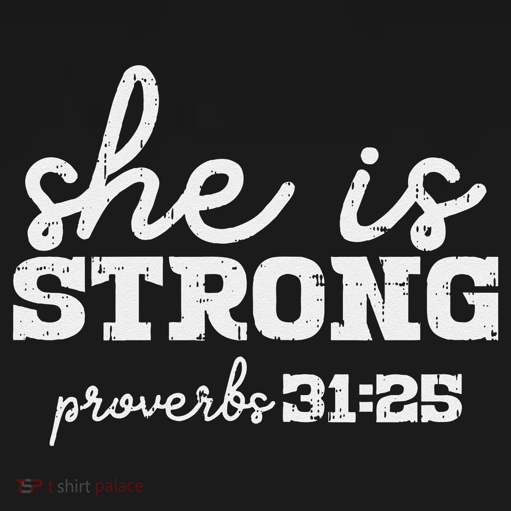 She Is Strong Proverbs Bible God Jesus Christian Gift Doggie Tank