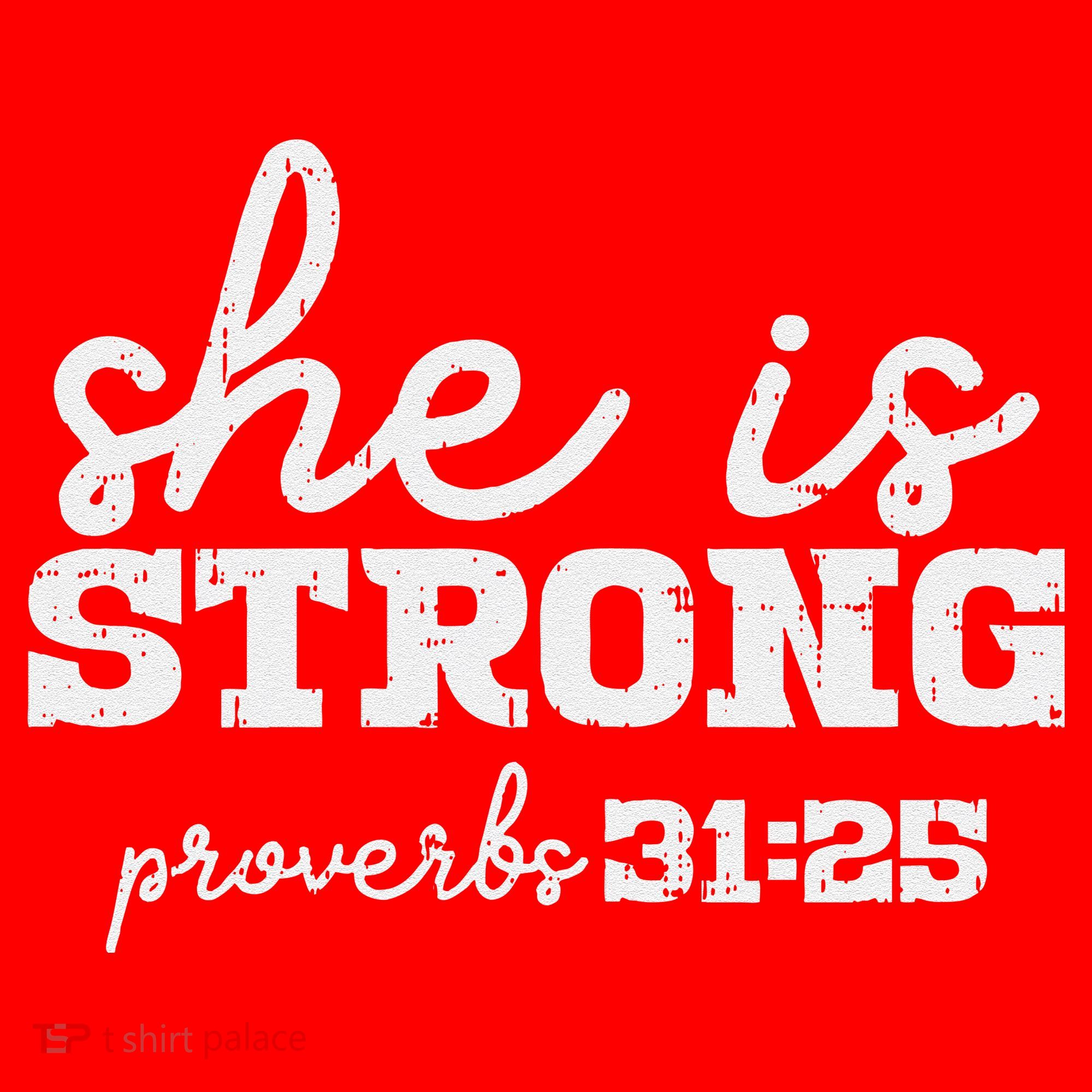 She Is Strong Proverbs Bible God Jesus Christian Gift Santa Hat