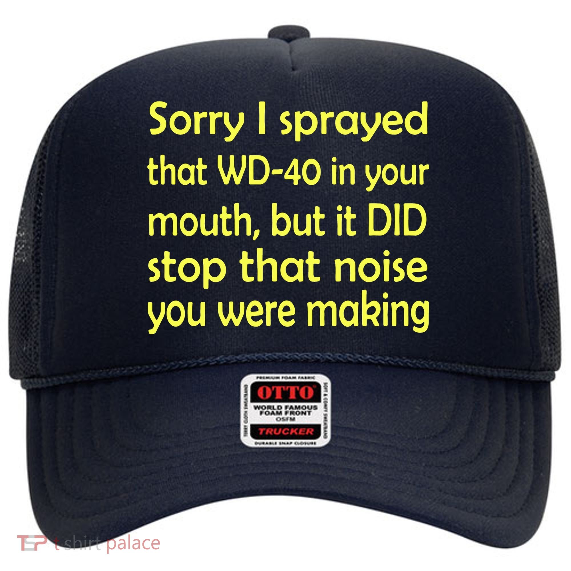 Sorry I Sprayed That WD 40 In Your Mouth Hat
