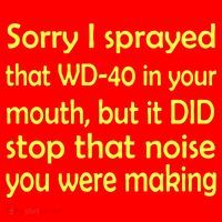 Sorry I Sprayed That WD 40 In Your Mouth Santa Hat thumb 1