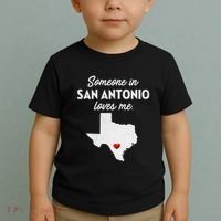 Someone In San Antonio Loves Me San Antonio Tx Toddler T-Shirt thumb 2