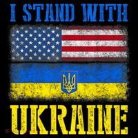 Support I Stand With Ukraine American Ukrainian Flag Funny Gift Coffee Mug thumb 5