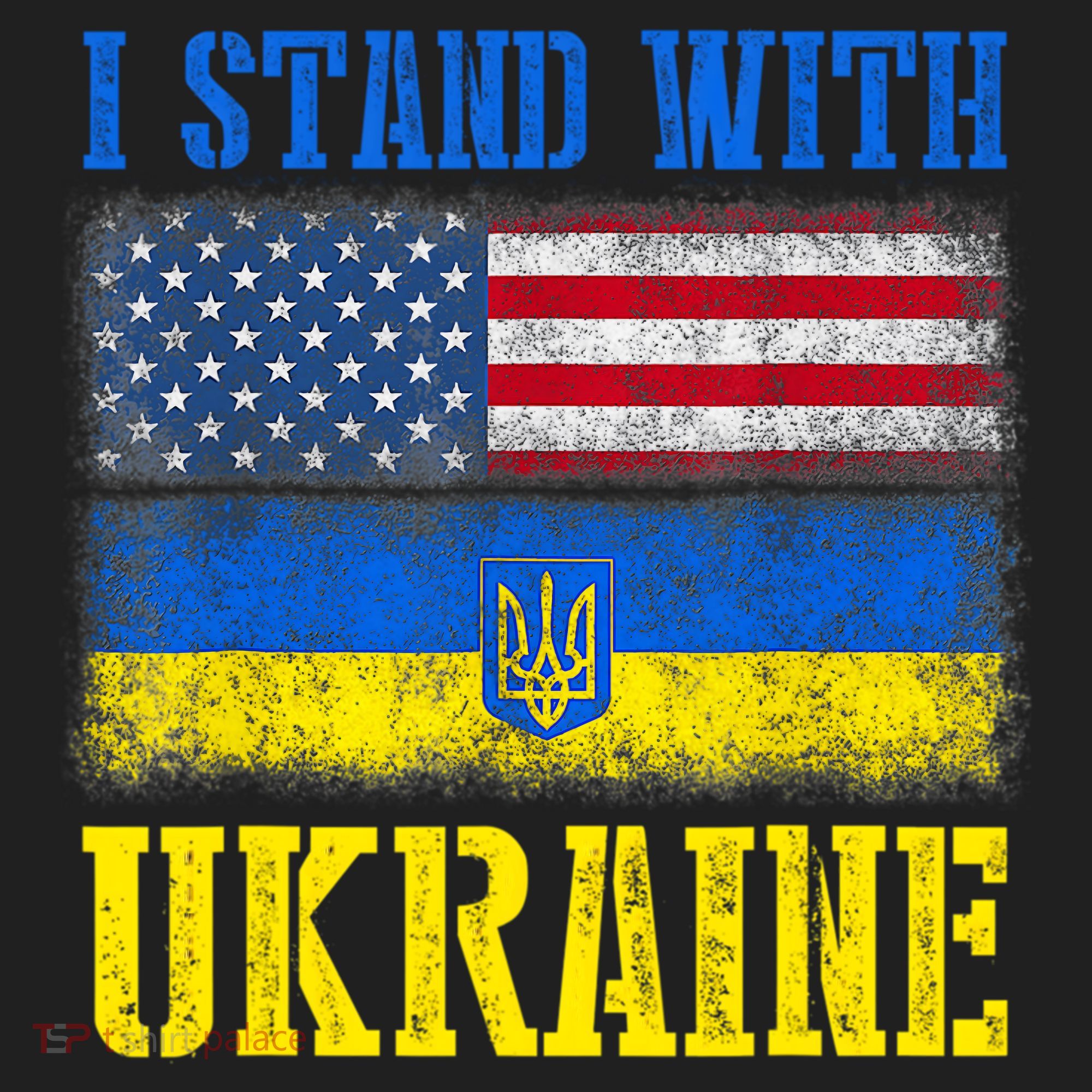 Support I Stand With Ukraine American Ukrainian Flag Funny Gift Beanie
