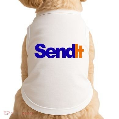 Sent It Spoof Parody Logo Doggie Tank