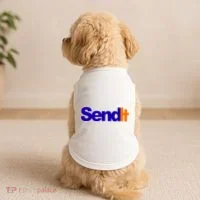 Sent It Spoof Parody Logo Doggie Tank thumb 2