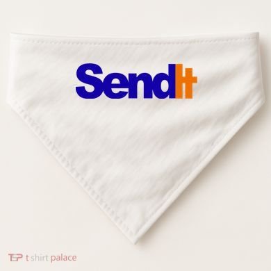 Sent It Spoof Parody Logo USA-Made Doggie Bandana