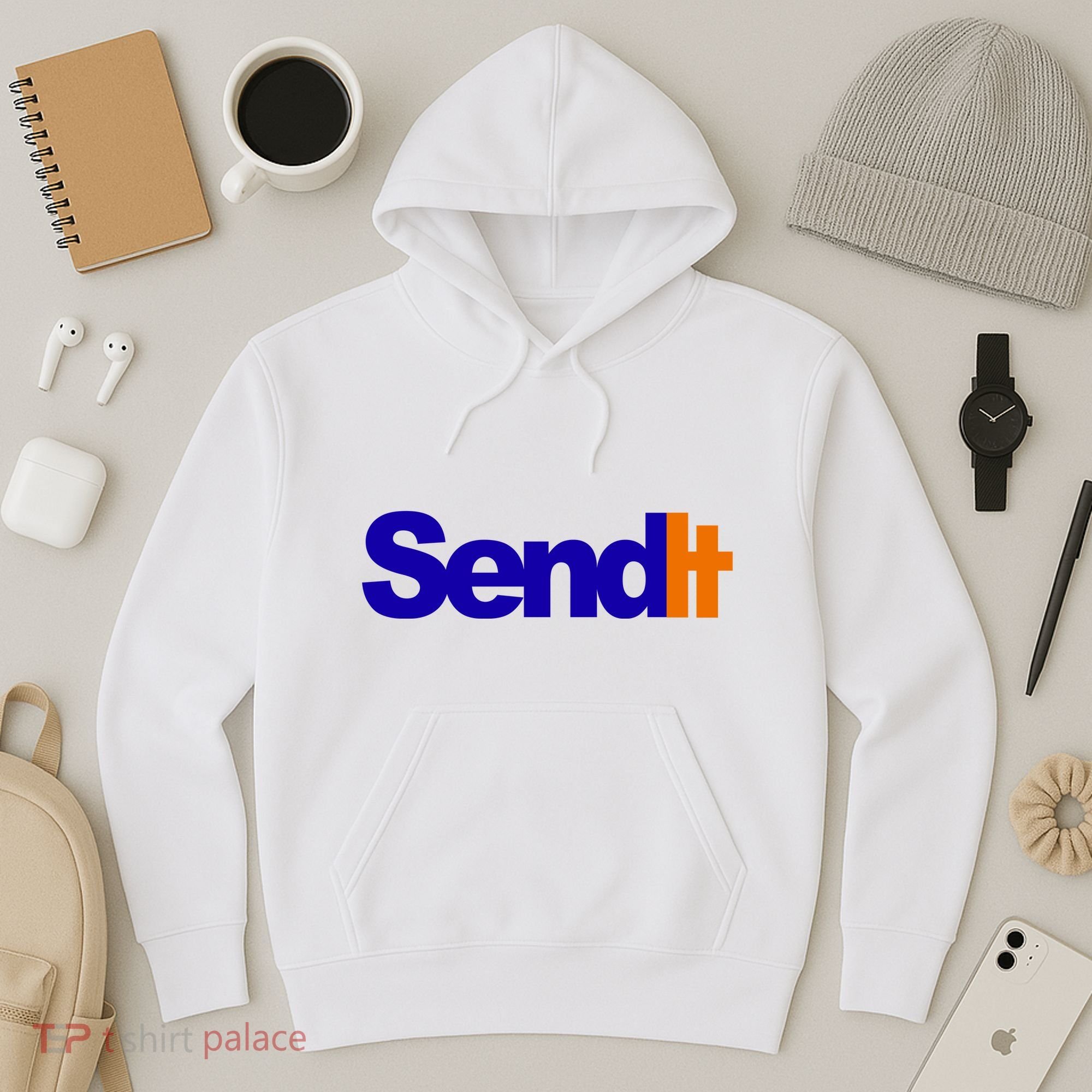 Sent It Spoof Parody Logo Hoodie
