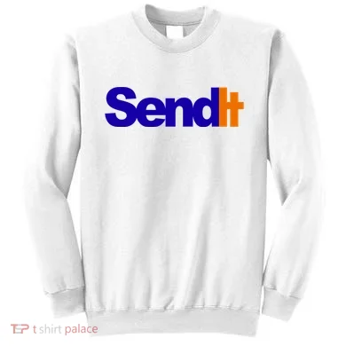Sent It Spoof Parody Logo Sweatshirt