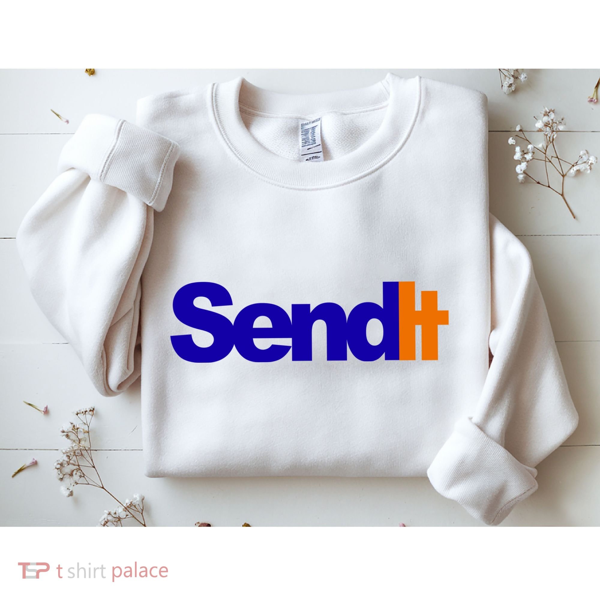 Sent It Spoof Parody Logo Sweatshirt