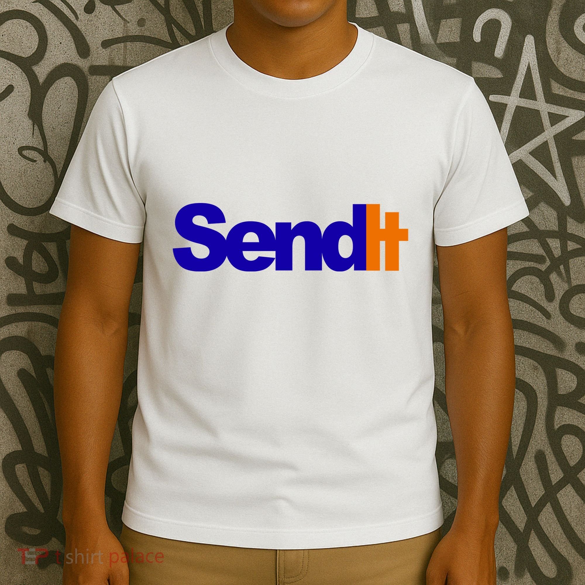 Sent It Spoof Parody Logo T-Shirt
