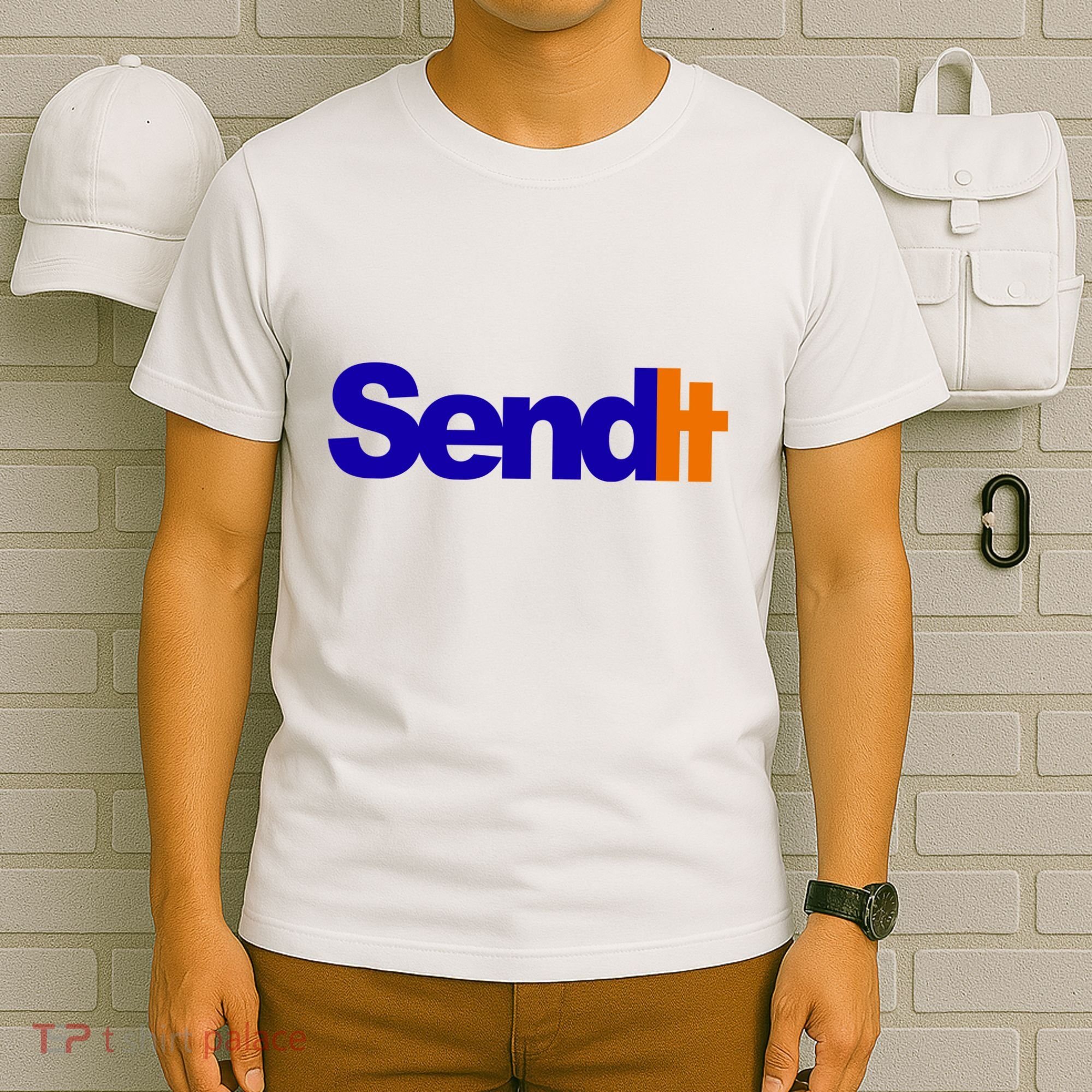 Sent It Spoof Parody Logo T-Shirt