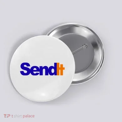 Sent It Spoof Parody Logo Button